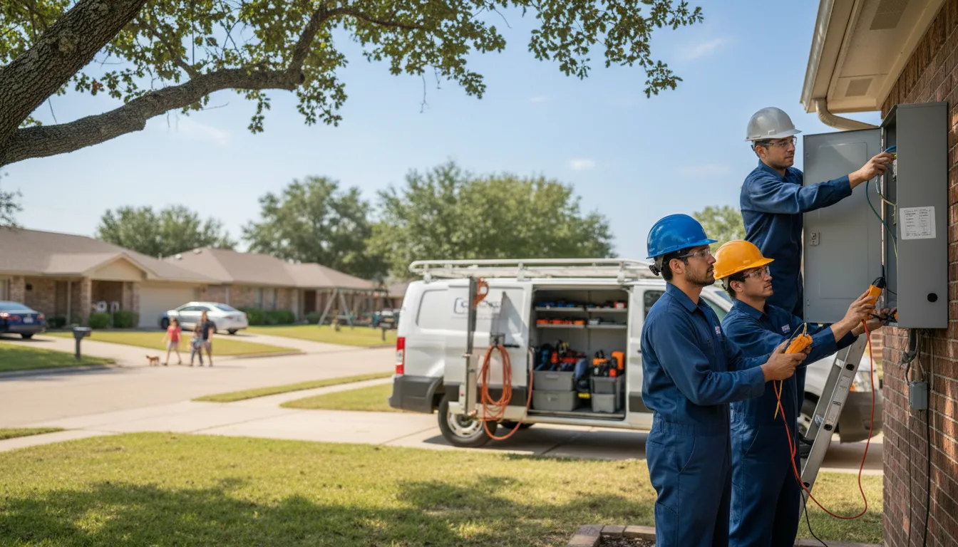 Certified electrician providing emergency electrical services in Glenwood, IL